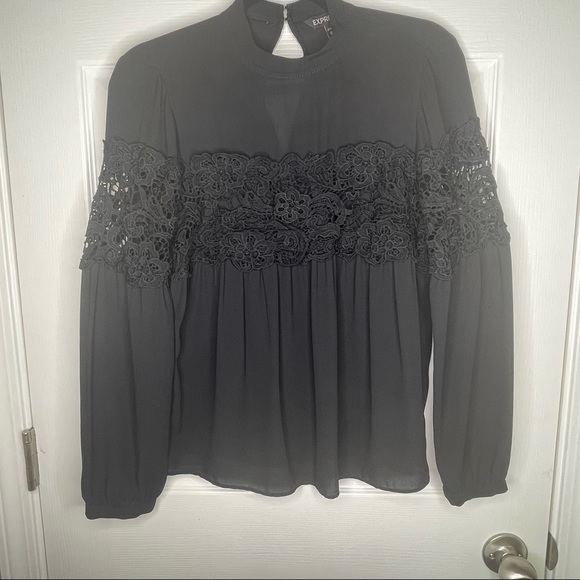 Express Black Blouse - Picture 8 of 8